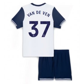 Tottenham Hotspur Micky van de Ven #37 Hemmakläder Barn 2024-25 Kortärmad (+ Korta byxor)